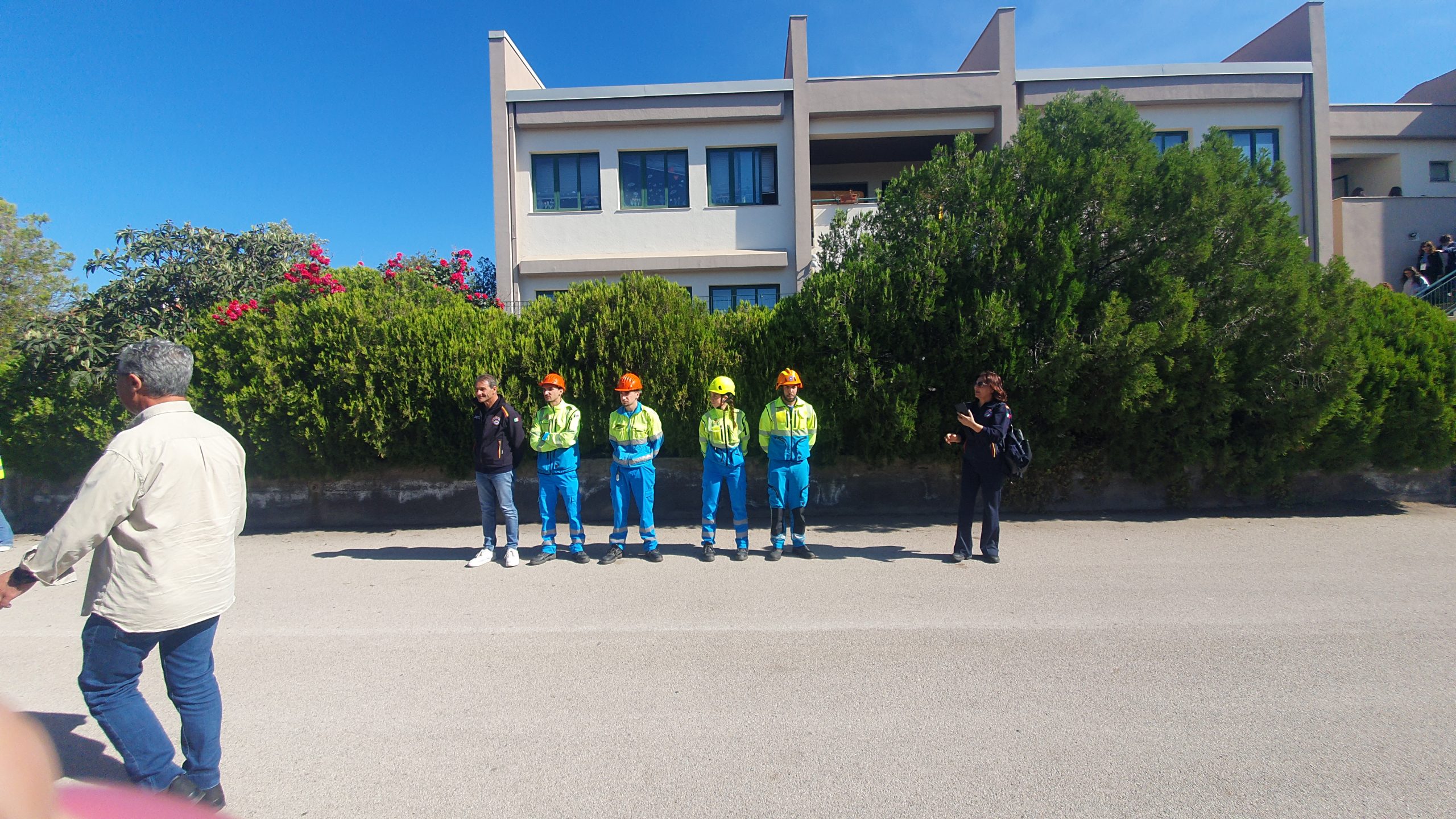 Earthquake drill simulation
