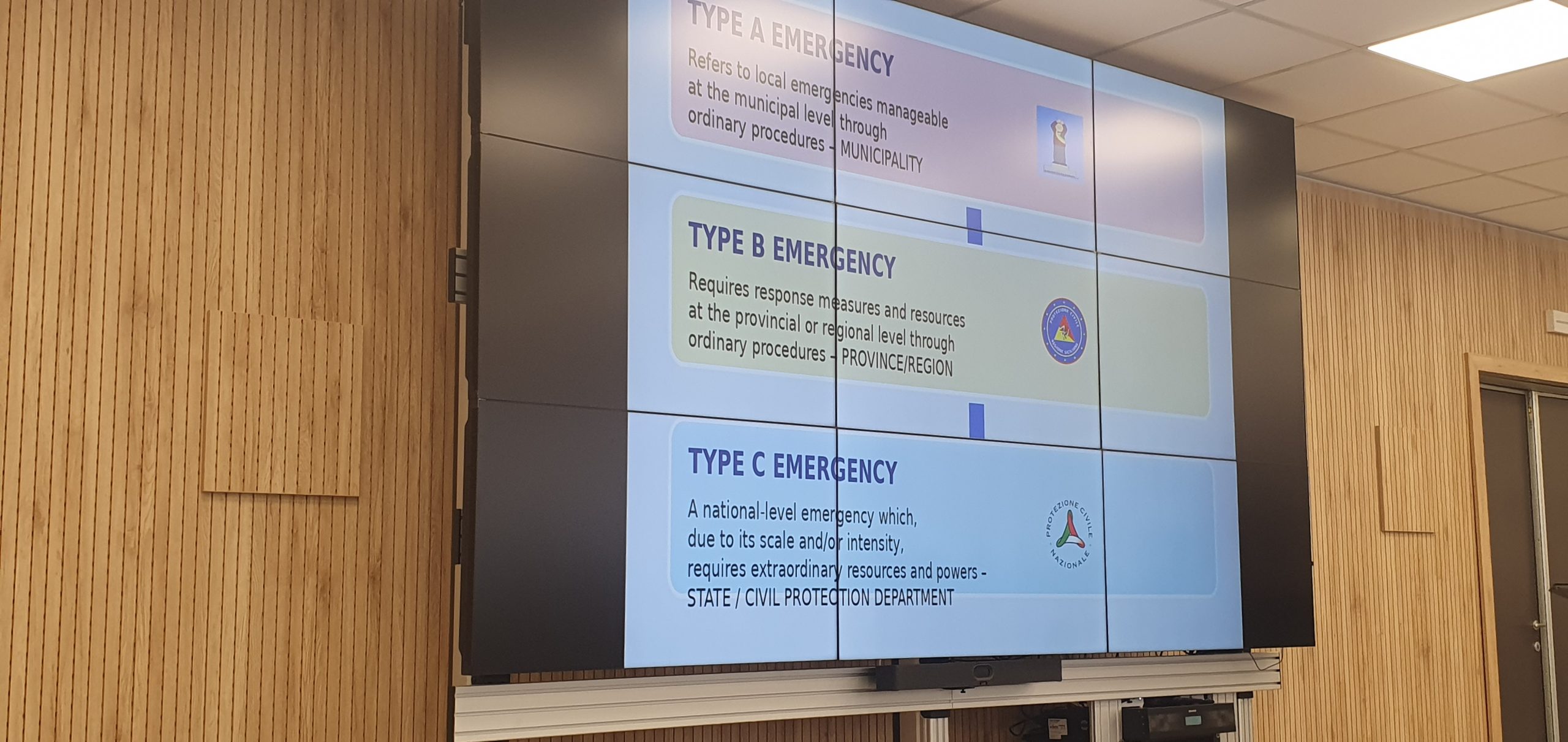 Visit to the Regional Department of the Civil Protection