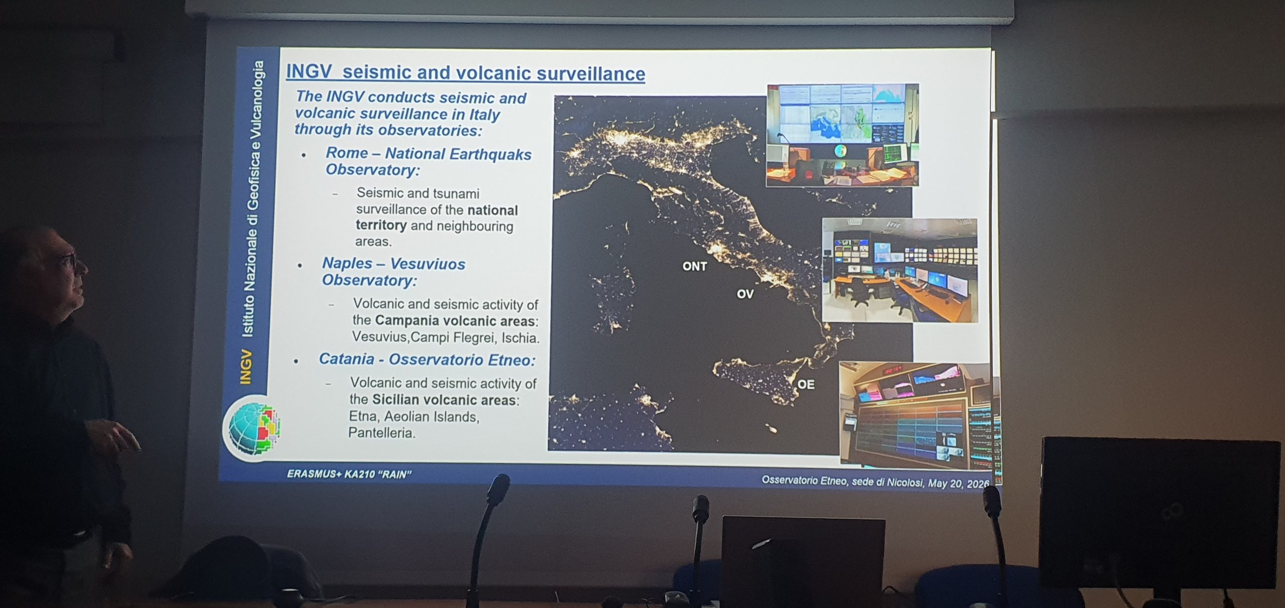 Visit to INGV Nicolosi
