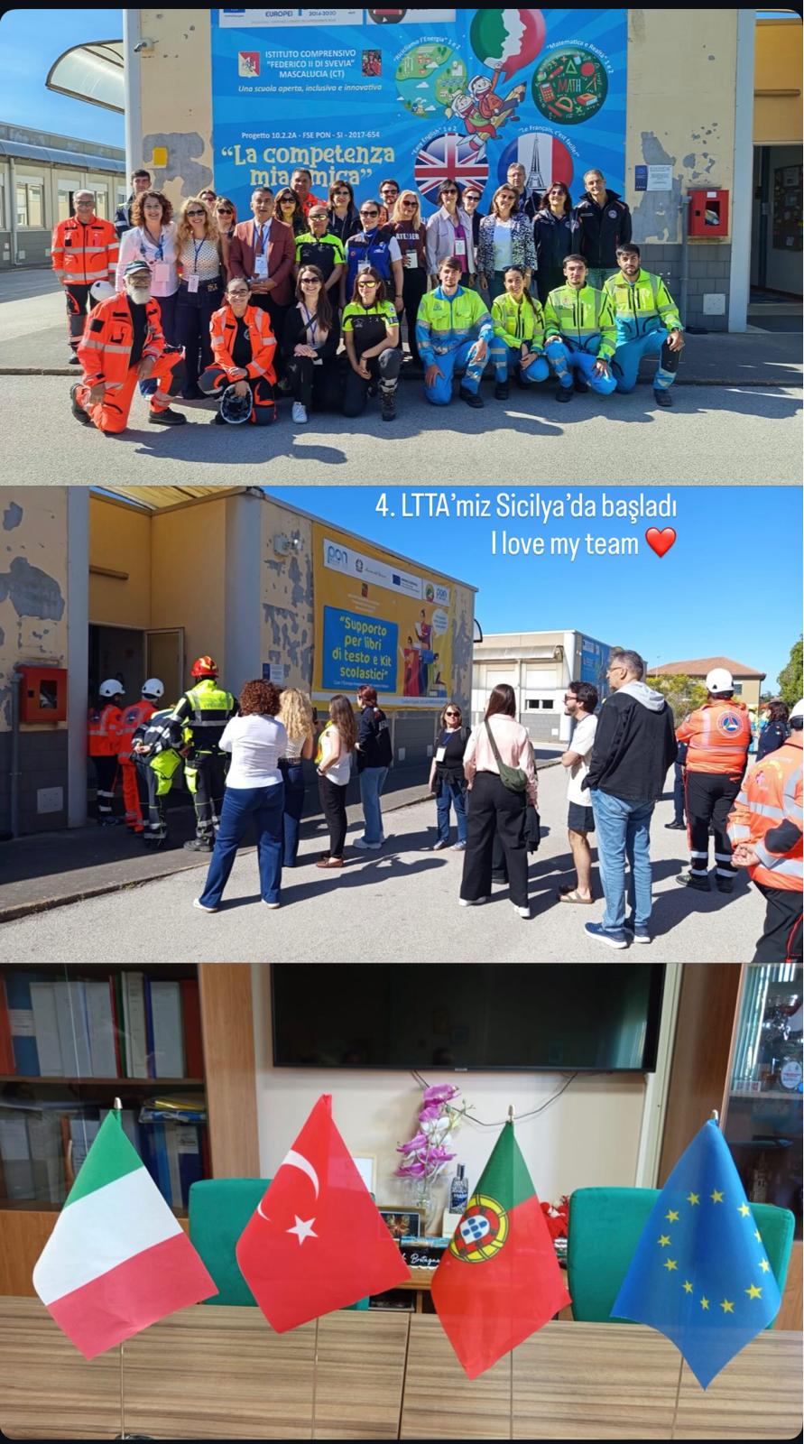 Earthquake drill simulation